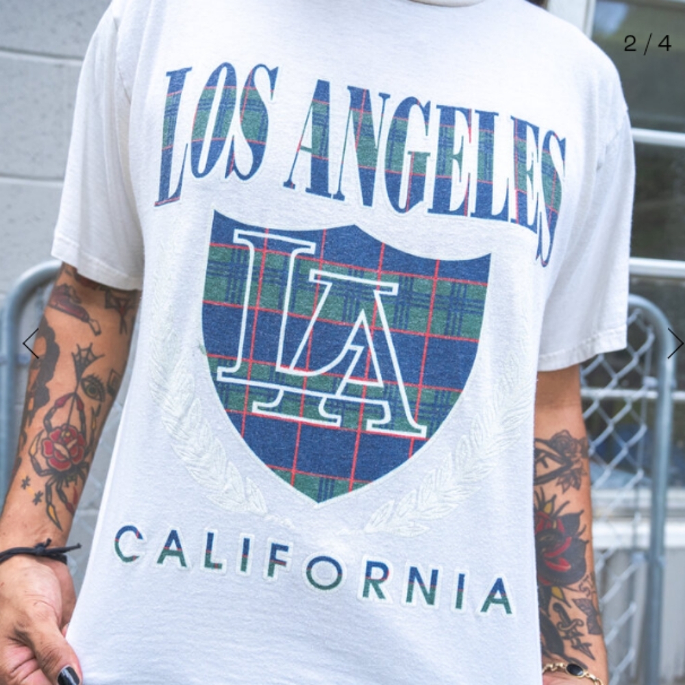 Vintage 90s Big Bear Los Angeles CA 100% Cotton  Tshirt